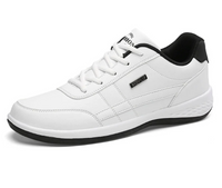 Herren Sneakers | Orthopädisch | Niedrig | Schnürung | Wasserdicht-Weiß-39-Luzern Mode