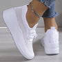 Komfortschuhe Damen | Orthopädisch | Fußgewölbestütze | Schmerzfrei gehen | Alltag-Weiß-35-Luzern Mode