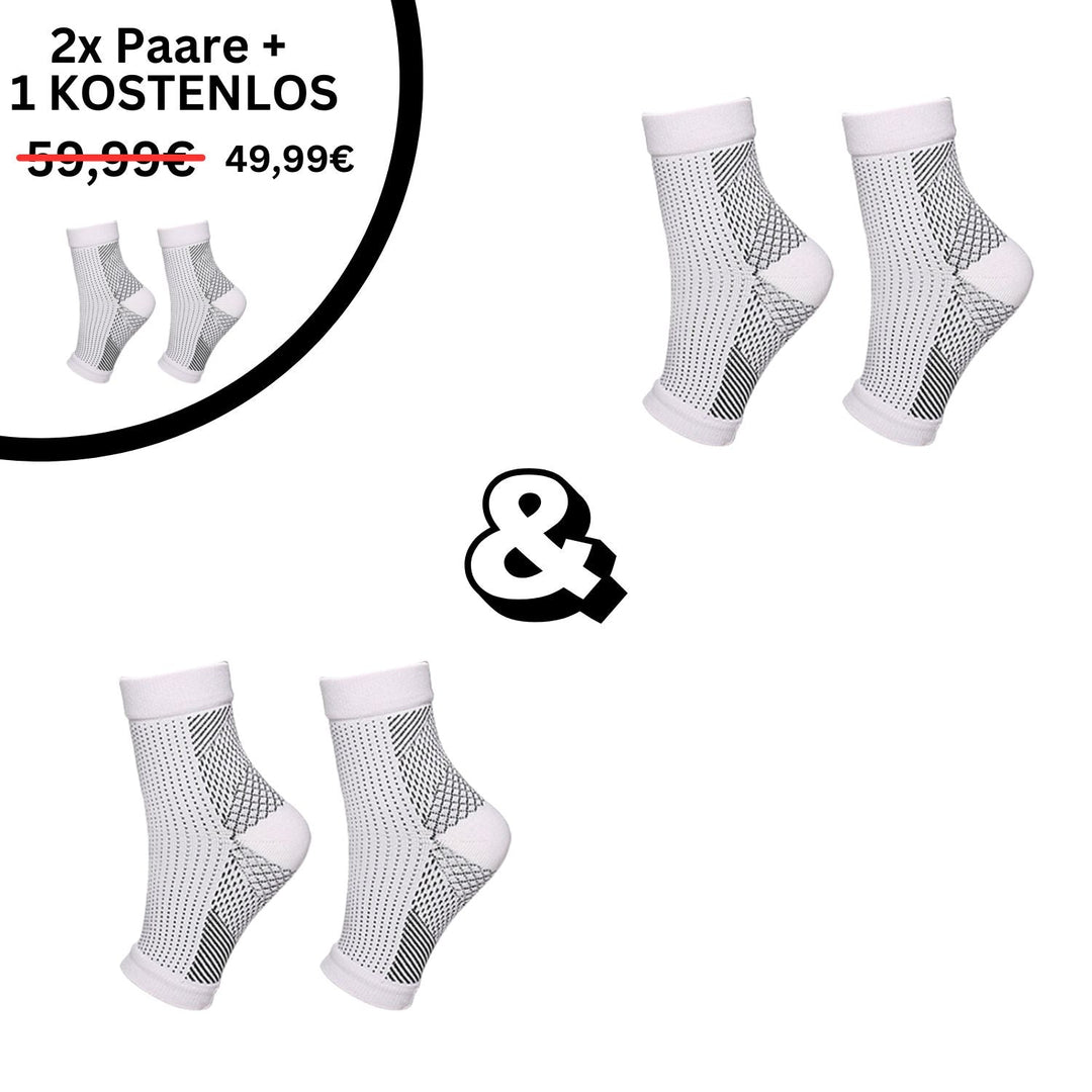 -Wit-35-38-2x Paar (+1 Gratis)-Luzern Mode