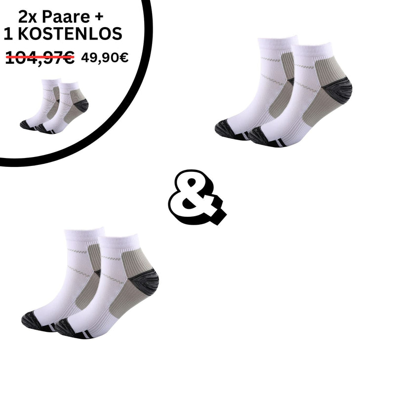 -Grau-34-39-2x Paar (+1 Gratis)-Luzern Mode