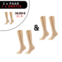-2x Paar (+1 Gratis)-S-M (34-37)-Hautfarbe-Luzern Mode