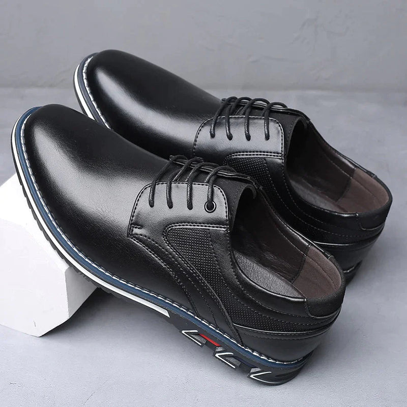 Herren Schuhe | Elegante | Leder | Handgefertigt | Orthopädisch | Schnürsenkel-Luzern Mode
