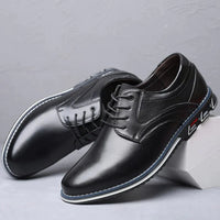 Herren Schuhe | Elegante | Leder | Handgefertigt | Orthopädisch | Schnürsenkel-Luzern Mode