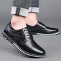 Herren Schuhe | Elegante | Leder | Handgefertigt | Orthopädisch | Schnürsenkel-Schwarz-39-Luzern Mode
