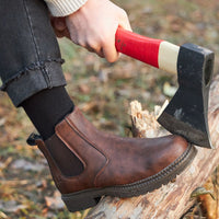 Wasserdichte Chelsea Boots für Damen - Rutschfest & Robust-Braun-37-Luzern Mode