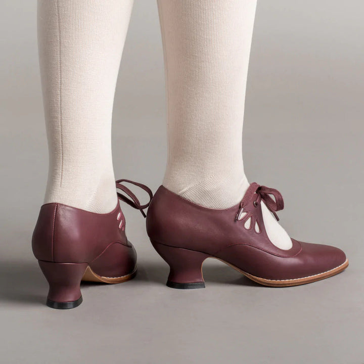 Lederpumps | Orthopädisch | Geschlossen | Stabil | Einfarbig | Fliege-Luzern Mode