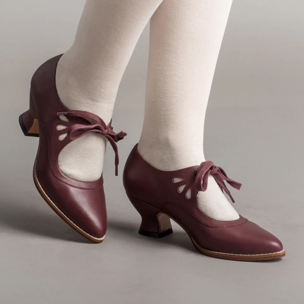 Lederpumps | Orthopädisch | Geschlossen | Stabil | Einfarbig | Fliege-Luzern Mode