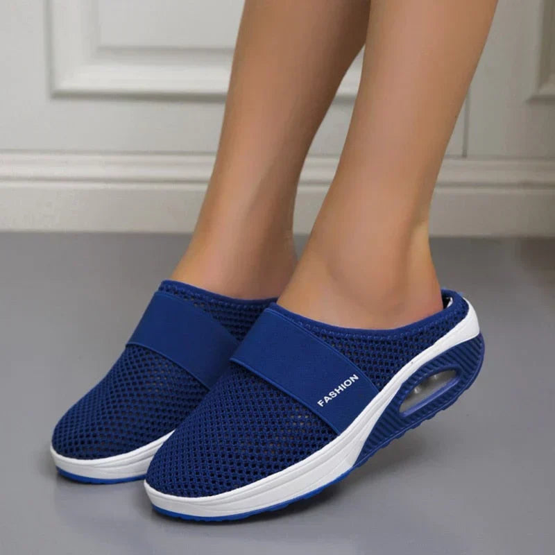 Damen Sneaker Mesh Atmungsaktiv Bequem Rutschfest Schuhe-Luzern Mode