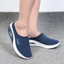 Orthopädische Damensandalen | Geschlossene Zehen | Slipper | Sportlich | Farbe-Dunkelblau-35-Luzern Mode
