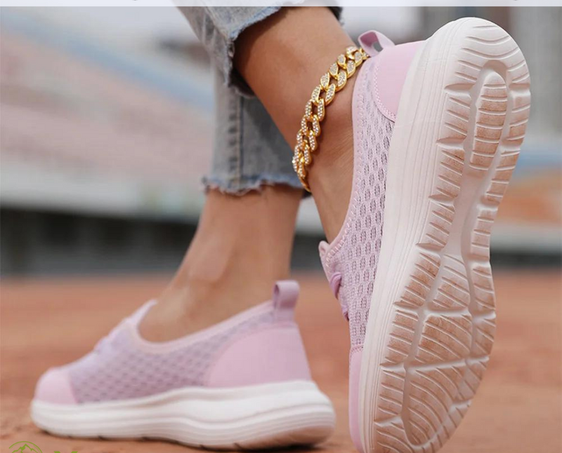 Damen Sneaker | Orthopädisch | Stoßdämpfend | Rutschfest | Leicht-Luzern Mode