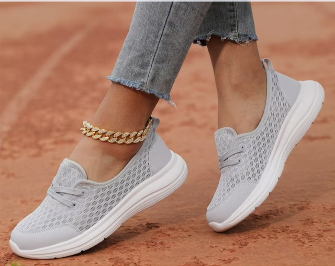 Damen Sneaker | Orthopädisch | Stoßdämpfend | Rutschfest | Leicht-Luzern Mode