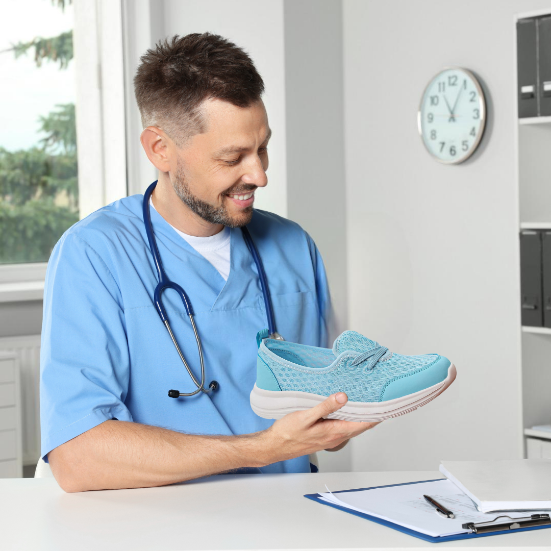 Damen Sneaker | Orthopädisch | Stoßdämpfend | Rutschfest | Leicht-Luzern Mode