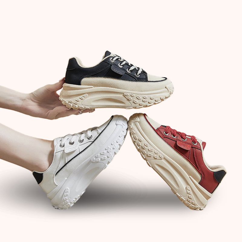 Herren Sneaker mit Plateau-Sohle für urbanen Stil-Luzern Mode