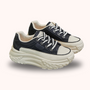 Herren Sneaker mit Plateau-Sohle für urbanen Stil-Schwarz-35-Luzern Mode