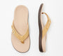 Damen Flip-Flops | Orthopädisch | Verstellbar | Bunt | Rutschfest-Gelb-35-Luzern Mode