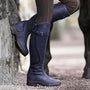 Damen Reitstiefel Leder Wasserdicht Rutschfest Komfortabel-Lila-35-Luzern Mode