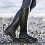Damen Reitstiefel Leder Wasserdicht Rutschfest Komfortabel-Schwarz-35-Luzern Mode