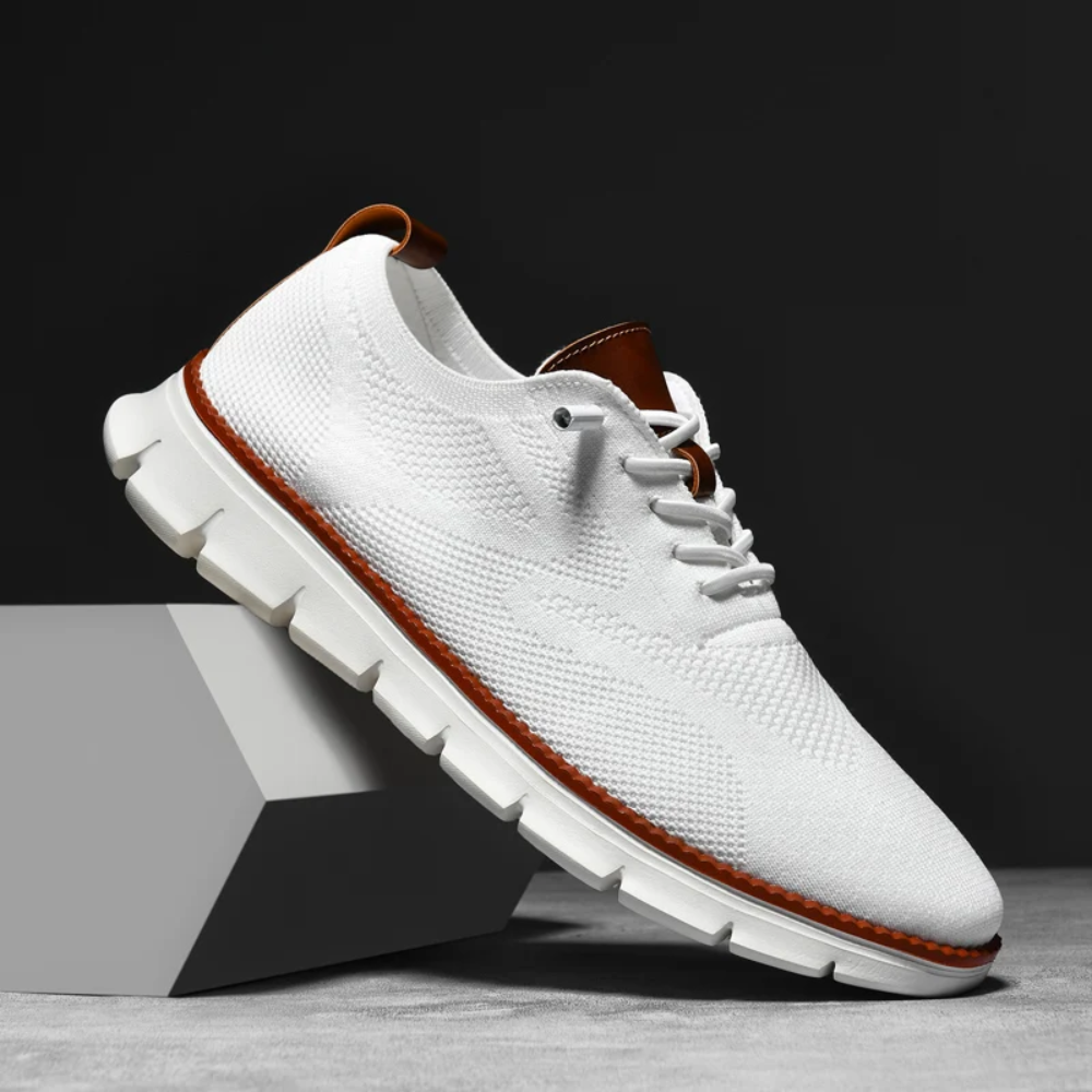 Herren Sneaker | Gebraucht | Orthopädisch | Rutschfest | Schnürsenkel | Atmungsaktiv-39-Weiß-Luzern Mode