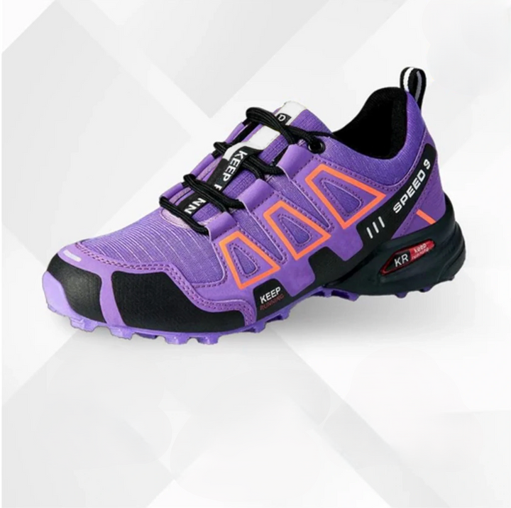 Unisex Wanderschuhe | Orthopädisch | Sportlich | Mehrfarbig | Flexibel-Lila-35-Luzern Mode