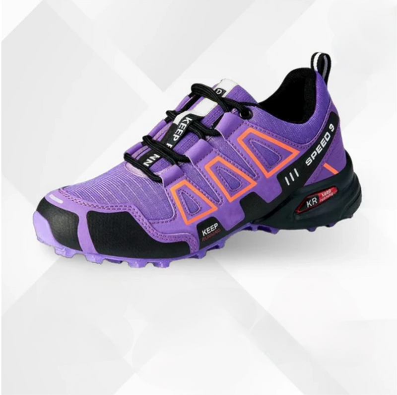 Unisex Wanderschuhe | Orthopädisch | Sportlich | Mehrfarbig | Flexibel-Lila-35-Luzern Mode