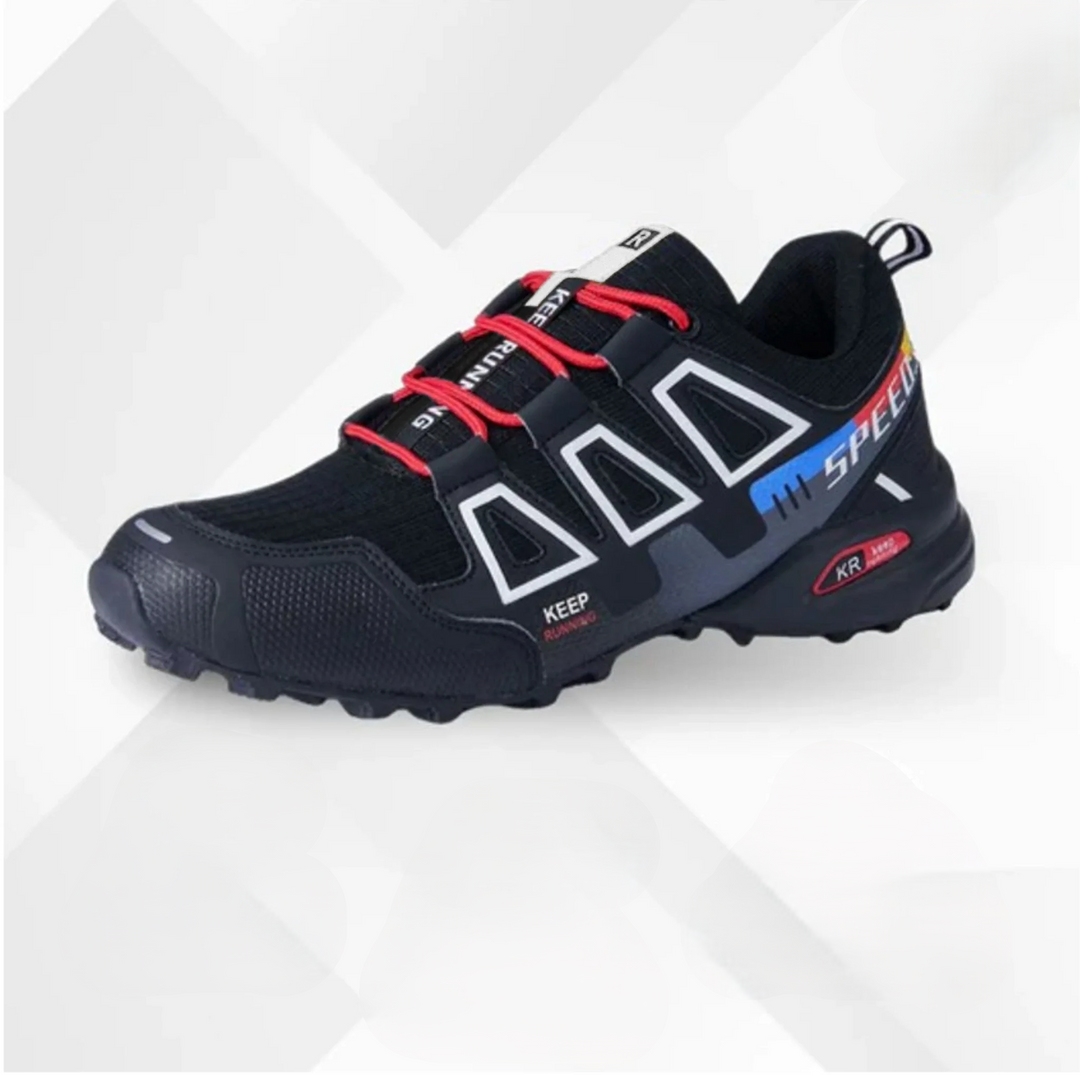 Unisex Wanderschuhe | Orthopädisch | Sportlich | Mehrfarbig | Flexibel-Schwarz-Weiß-35-Luzern Mode
