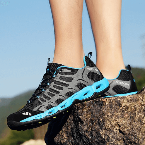 Wasserdichte Outdoor-Schuhe für Herren - Atmungsaktiv & Robust-Schwarz-39-Luzern Mode