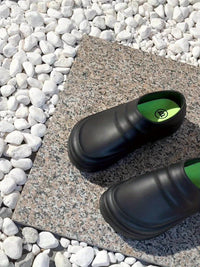 Damen Plateau Clogs mit Perlenarmband - Bequeme Schuhe-Luzern Mode