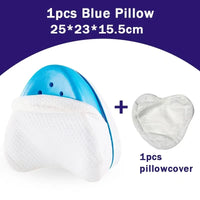 Beinkissen | Memory Foam Orthopädisch Komfortabel Weich ComfortFoam-Blau + Kissenbezug-Luzern Mode