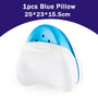 Beinkissen | Memory Foam Orthopädisch Komfortabel Weich ComfortFoam-Blau-Luzern Mode