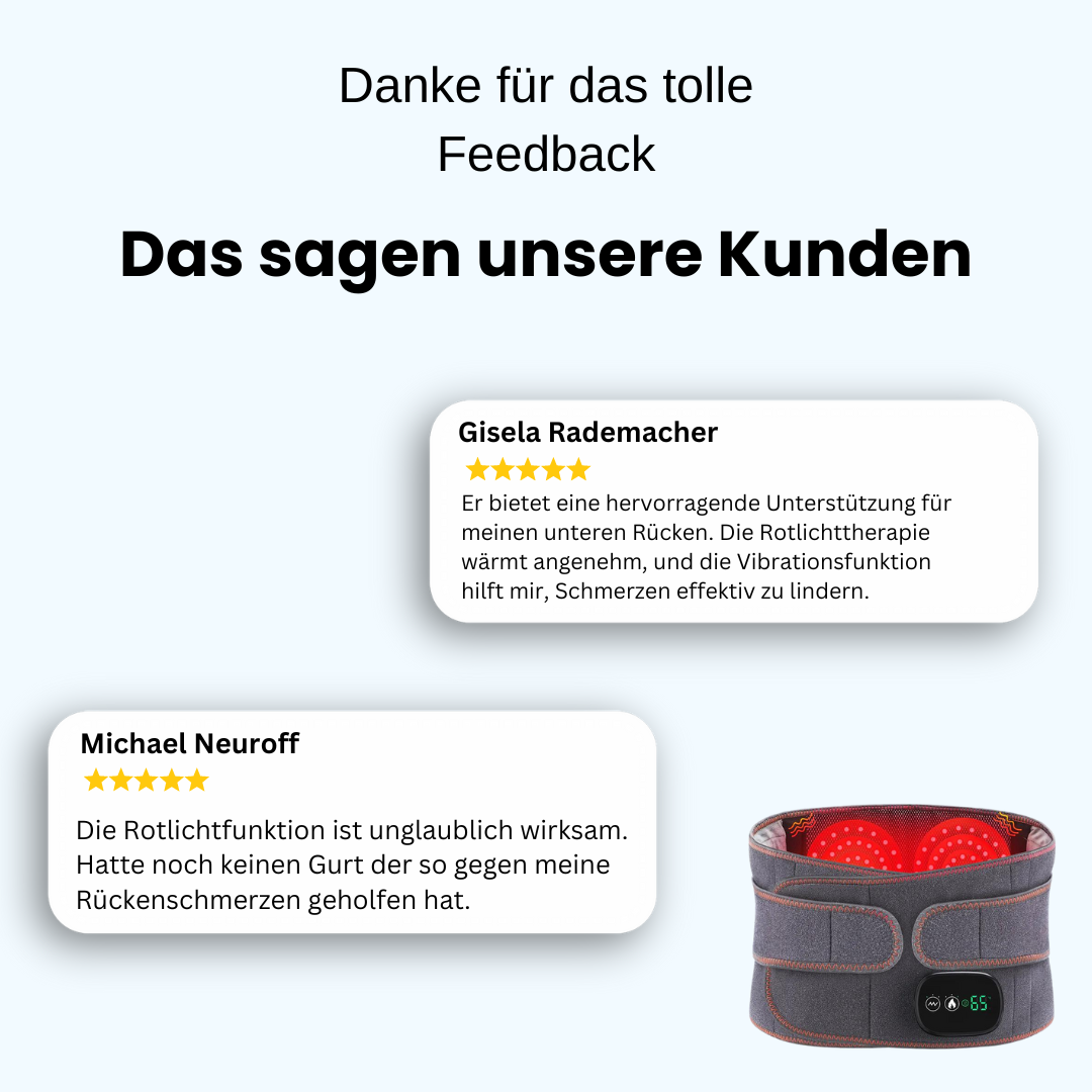 Rückenband | Orthopädisch | Komfortabel | Infrarot | Verstellbar | Atmungsaktiv-Luzern Mode