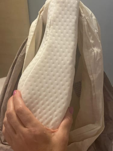 Ergonomisches Kissen | Viscoschaum | Weiß | Hypoallergen | Waschbar-Luzern Mode