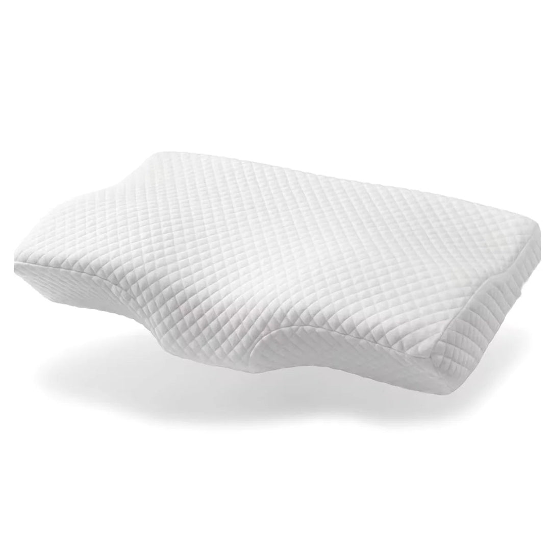 Ergonomisches Kissen | Viscoschaum | Weiß | Hypoallergen | Waschbar-Luzern Mode