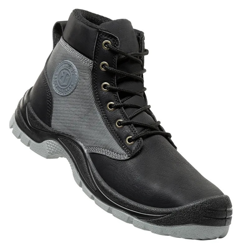 Sicherheitsstiefel Herren - Rutschfest und Wasserdicht-39-Zwart-Luzern Mode