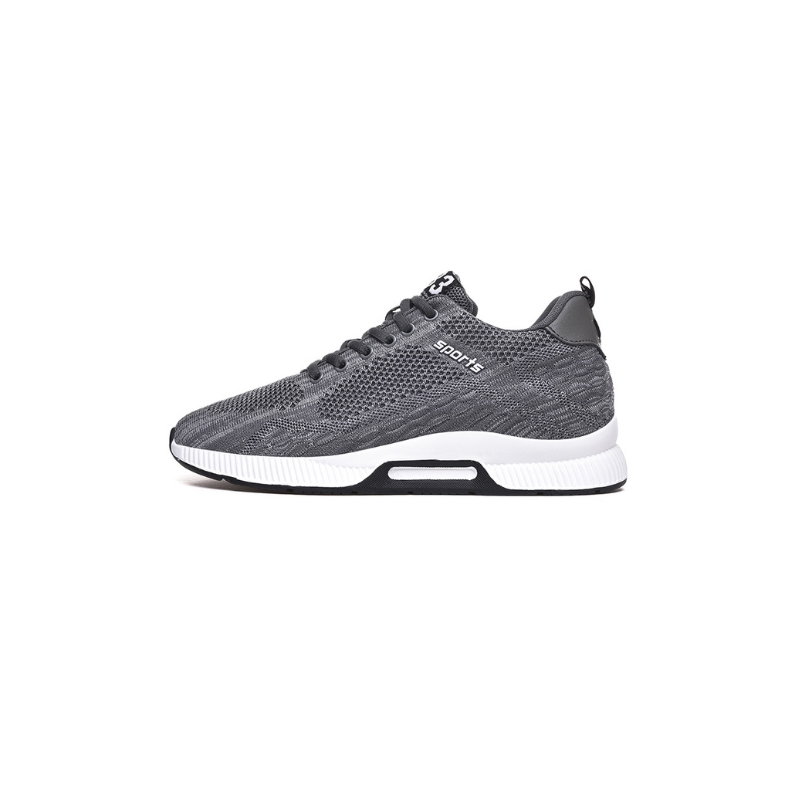 Herren Sneaker mit Luftpolstersohle für maximalen Komfort-Grijs-39-Luzern Mode