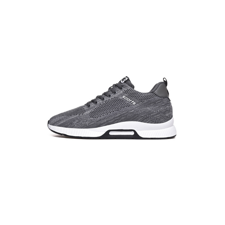 Herren Sneaker mit Luftpolstersohle für maximalen Komfort-Grijs-39-Luzern Mode