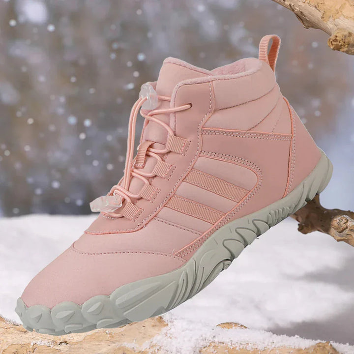 Outdoor Barfußstiefel | Unisex | Orthopädisch | Wasserdicht | Warm-Rosa-36-Luzern Mode