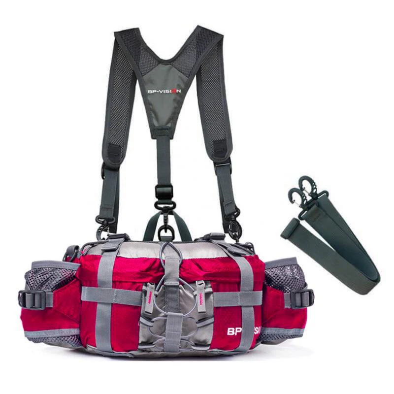 Angeltasche mit Rucksackfunktion für Outdoor-Abenteuer-Aufgewertet (mit Rucksackgurt)-Rosa-Luzern Mode