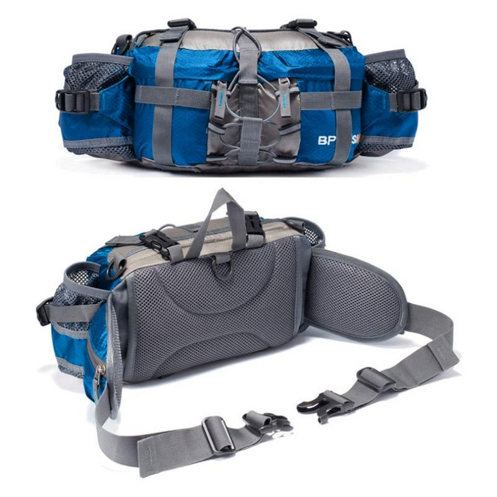 Angeltasche mit Rucksackfunktion für Outdoor-Abenteuer-Standard (ohne Rucksackgurte)-Blau-Luzern Mode