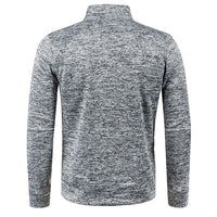 Herren Outdoorjacke | Fleece | Baumwolle | Reißverschluss | Einfarbig-Luzern Mode