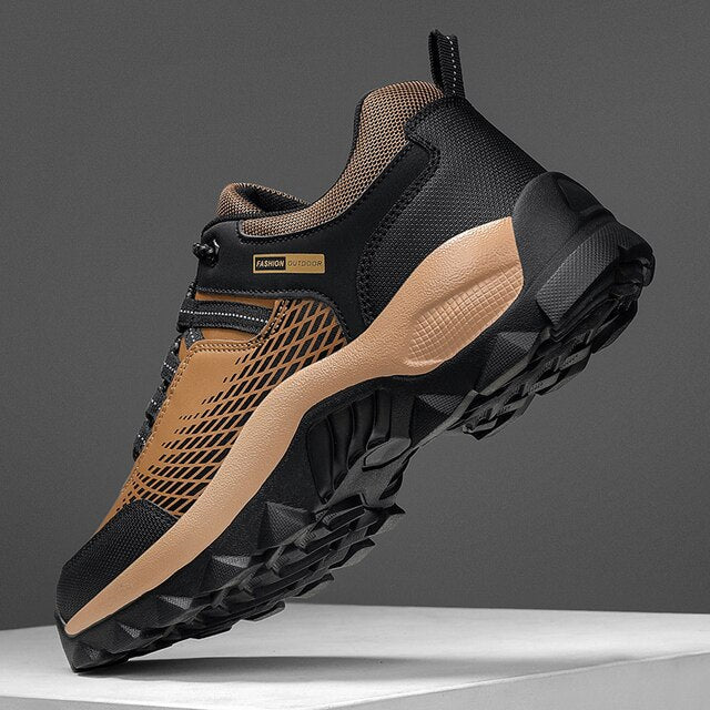 Herren Outdoor Wanderschuhe Wasserdicht Rutschfest 2023-Braun-39-Luzern Mode