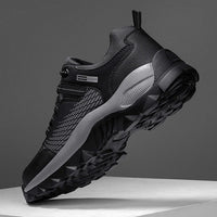 Herren Outdoor Wanderschuhe Wasserdicht Rutschfest 2023-Schwarz-39-Luzern Mode
