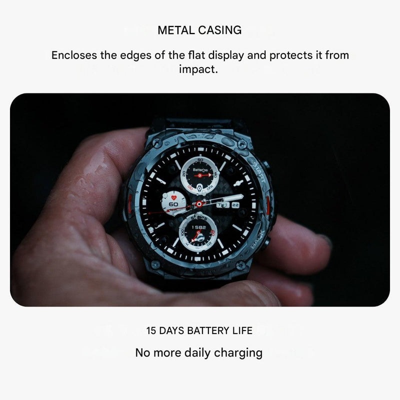Outdoor-Smartwatch | Robust | Rund | Universell | AMOLED | IP69X-Luzern Mode