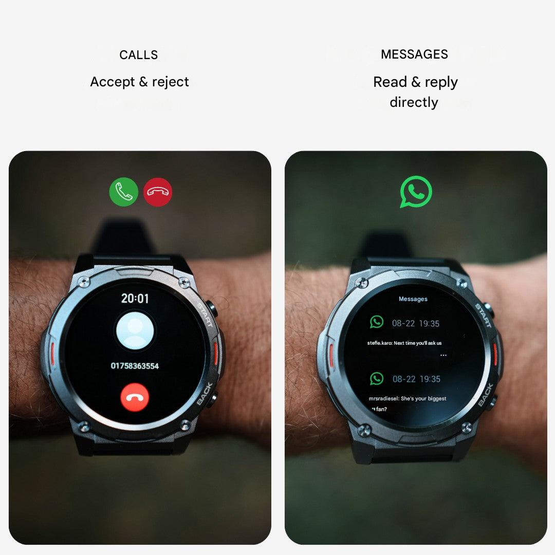Outdoor-Smartwatch | Robust | Rund | Universell | AMOLED | IP69X-Luzern Mode