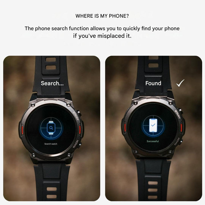 Outdoor-Smartwatch | Robust | Rund | Universell | AMOLED | IP69X-Luzern Mode