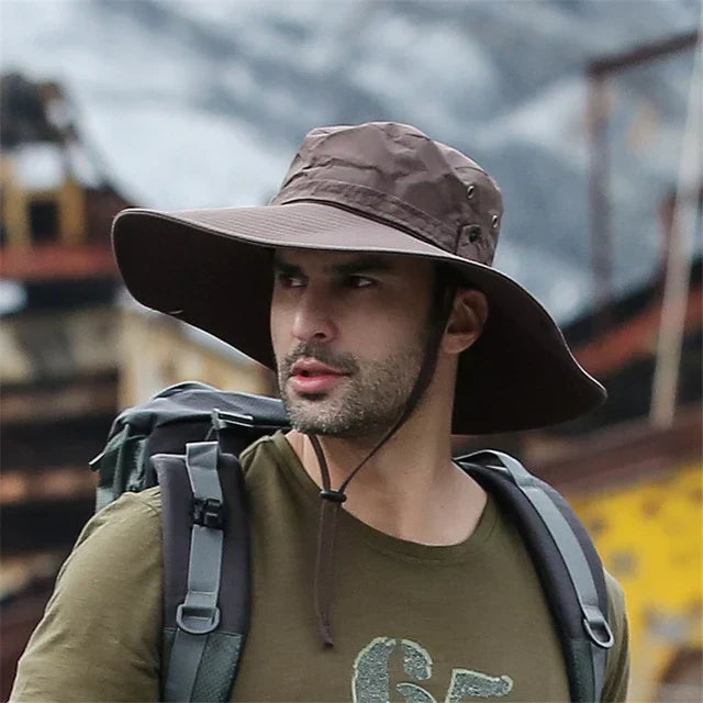 Outdoor-Sommerhut mit Kinnband und Wasserabweisendem Stoff – Ranger