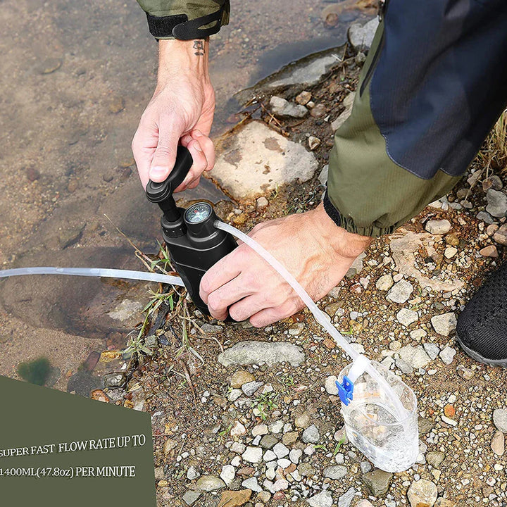Outdoor-Wasserfilter | Kompakt Langlebig Sicher Leicht Aktivkohle-Luzern Mode