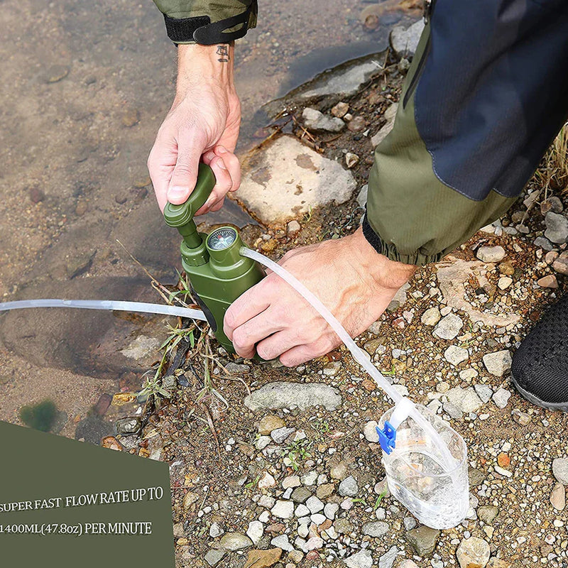 Outdoor-Wasserfilter | Kompakt Langlebig Sicher Leicht Aktivkohle-Luzern Mode