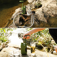 Outdoor-Wasserfilter | Kompakt Langlebig Sicher Leicht Aktivkohle-Luzern Mode