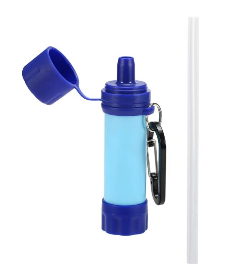 Outdoor Wasserfilter | Bis zu 1200 | Leicht | Kompakt | Direkt trinken-Blau-Luzern Mode