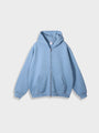 Oversized Unisex Kapuzenpullover aus Bio-Baumwolle für Herbst/Winter-Blau-S-Luzern Mode